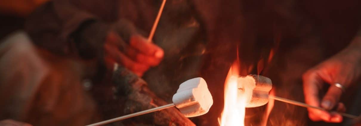 S'more kits for guests at rental