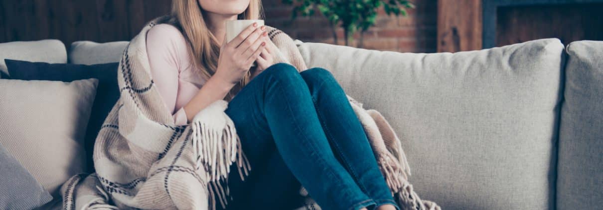 woman in a great smelling airbnb in scottsdale